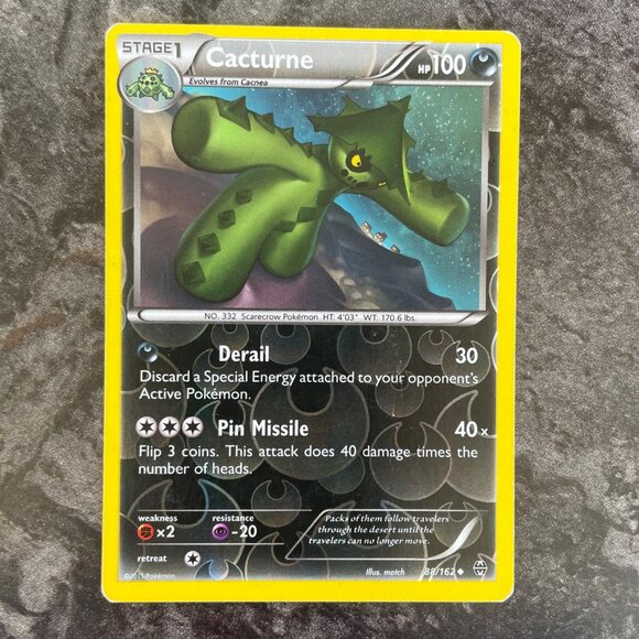 Pokemon Card Cacturne XY Breadthrough BKT 88/162 - Picture 4 of 7